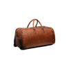 Leather Trolley Travelbag Cognac Jayven