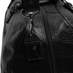 Leather Weekender Black Mainz