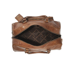 Leather Weekender Cognac Mainz