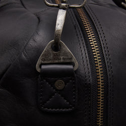 Leather Weekender Black Perth