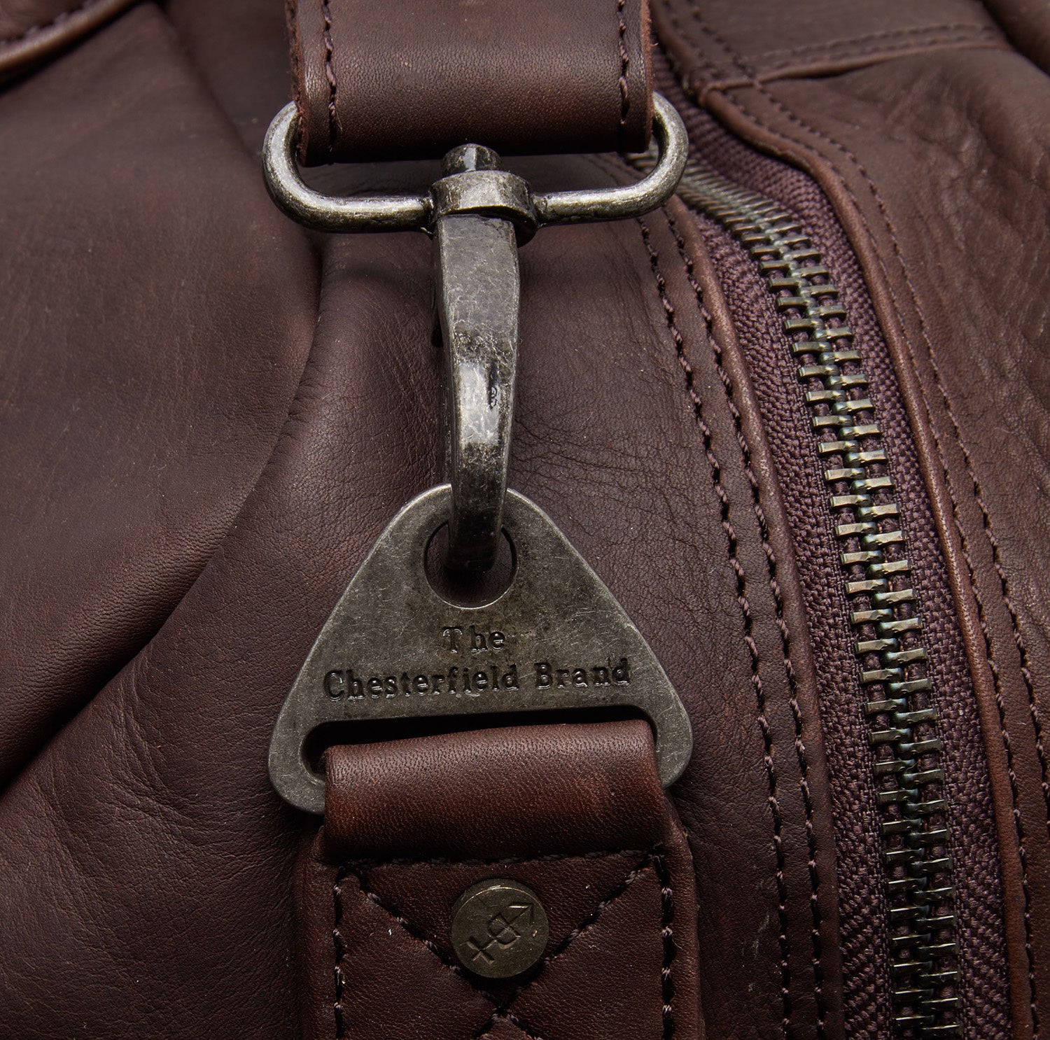 Leather Weekender Brown Perth