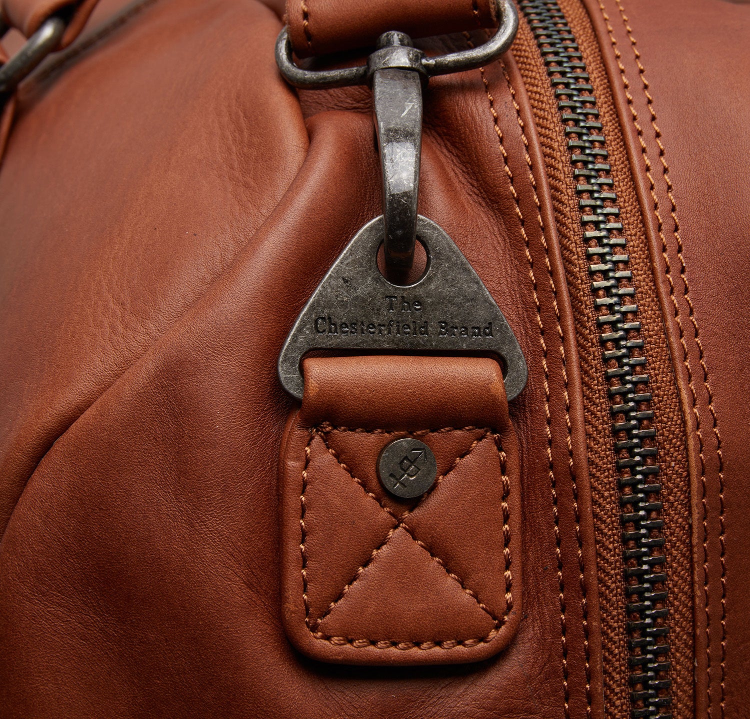 Leather Weekender Cognac Perth