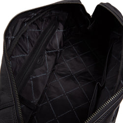 Leather Weekender Black Melbourne