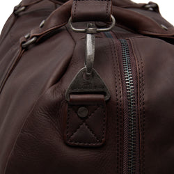 Leather Weekender Brown Melbourne