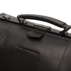 Leather Weekender Black Texel