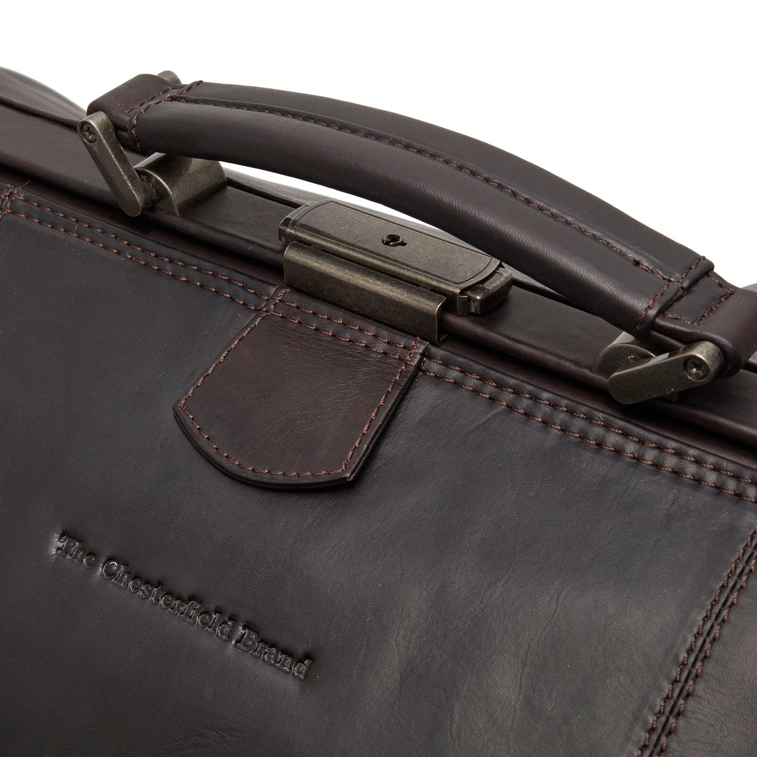 Leather Weekender Brown Corfu