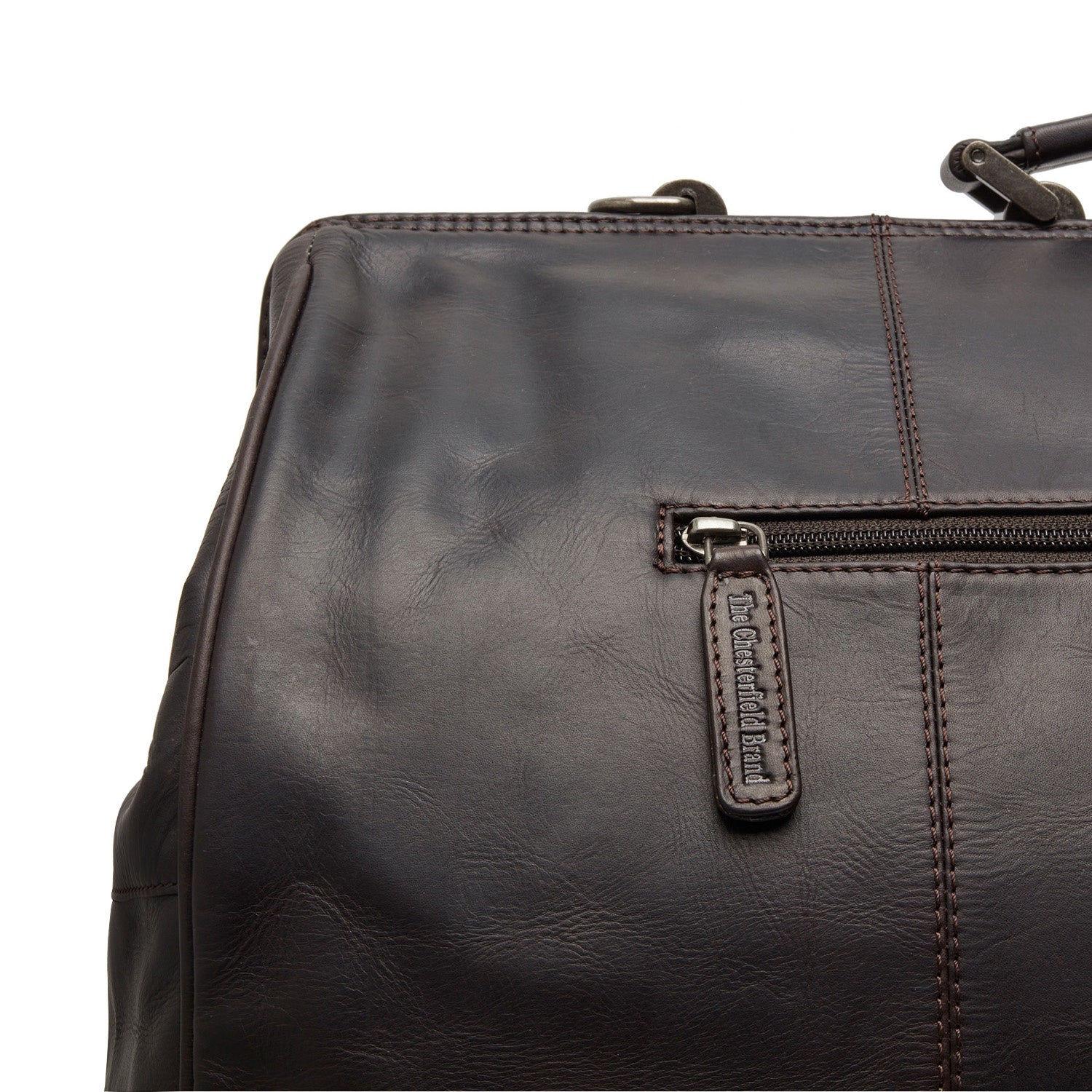 Leather Weekender Brown Corfu