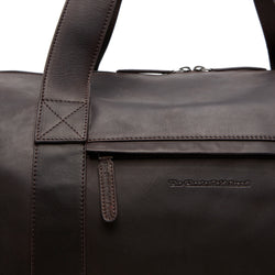 Leather Weekender Brown Hudson