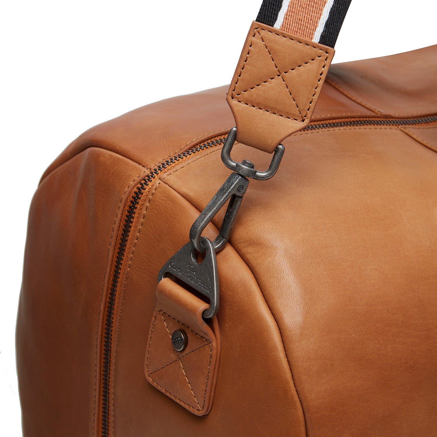 Leather Weekender Cognac Hudson