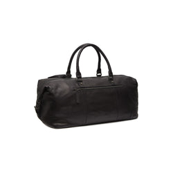 Leather Weekend Bag Black Lorenzo