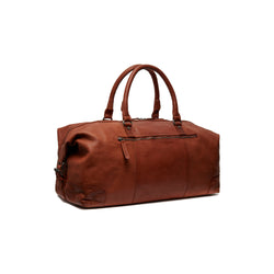 Leather Weekend Bag Cognac Lorenzo