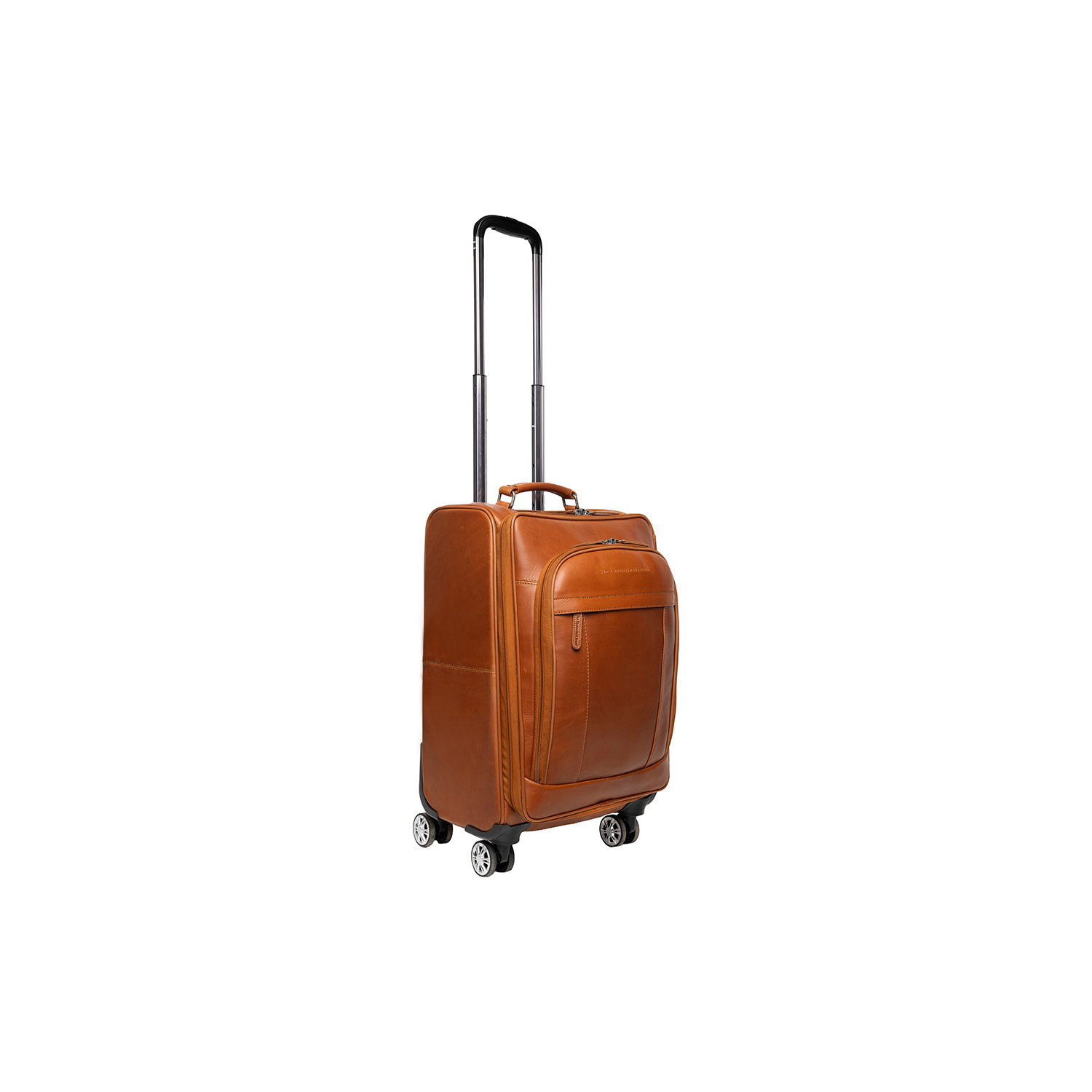 Leather trolley case Cognac Key Largo