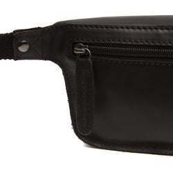 Leather Waist Pack Black Toronto