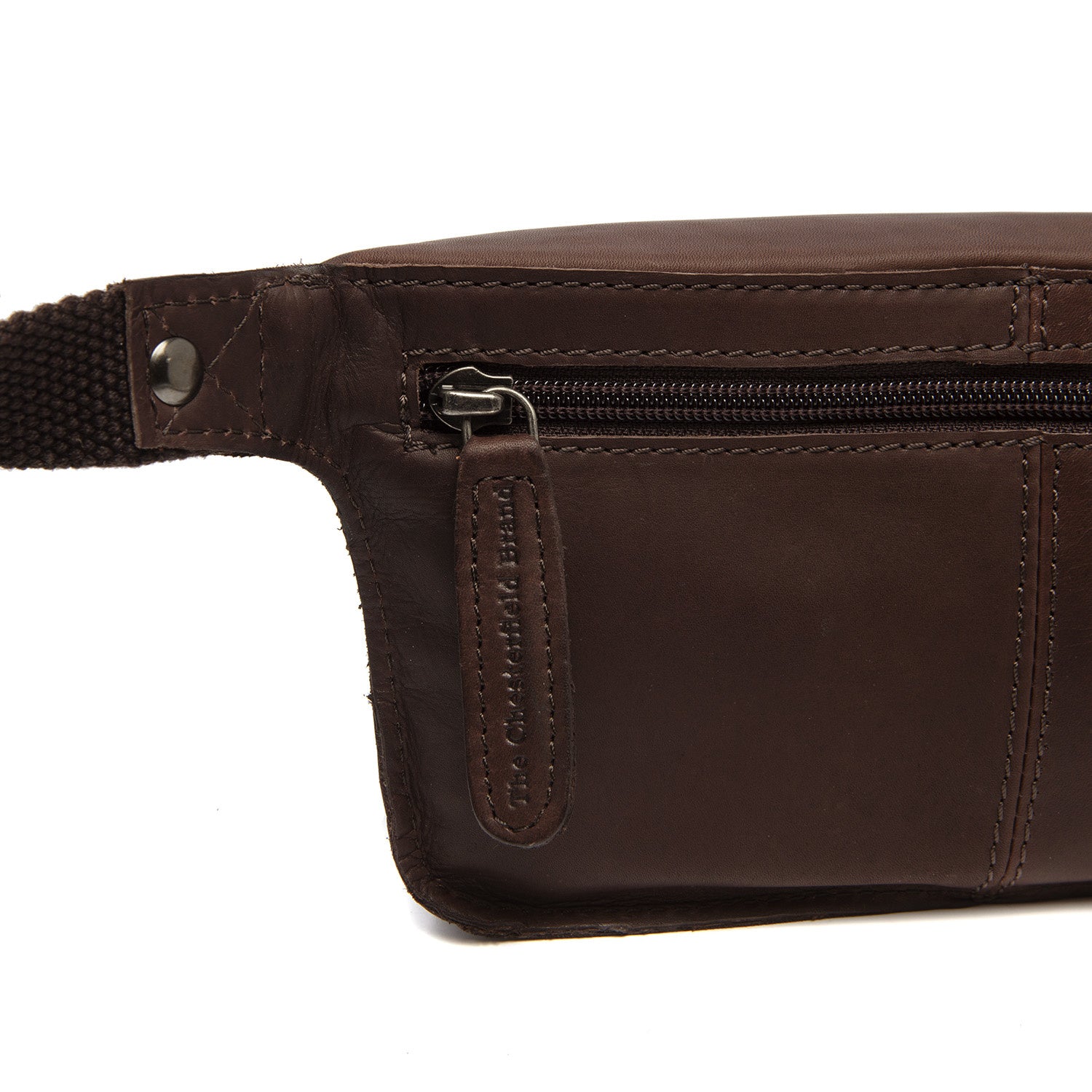 Leather Waist Pack Brown Toronto