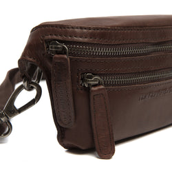 Leather Waist Pack Brown Toronto