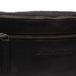 Leather Waist Pack Black Severo