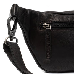 Leather Waist Pack Black Severo