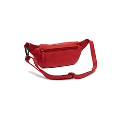 Leather Waist Pack Red Severo