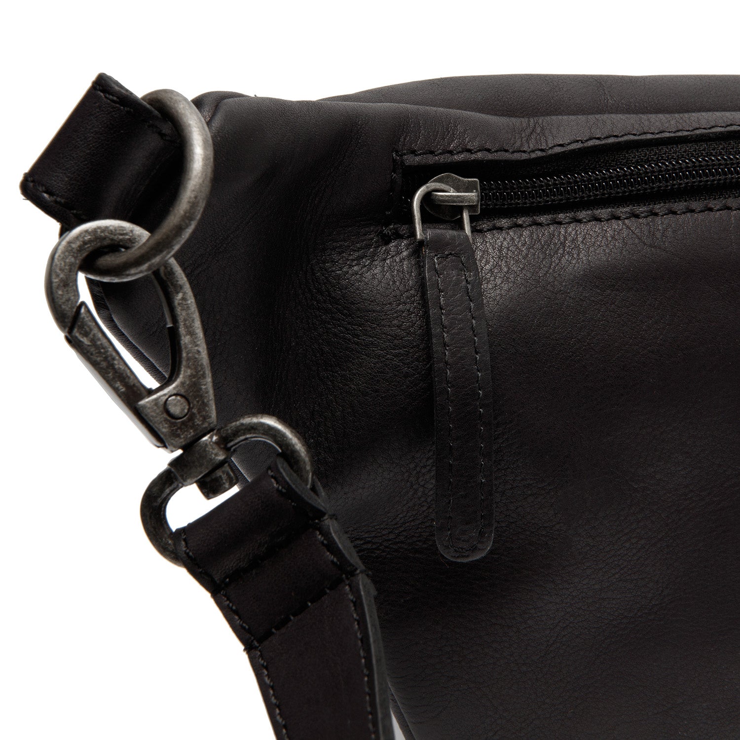 Leather Waist Pack Black Kruger