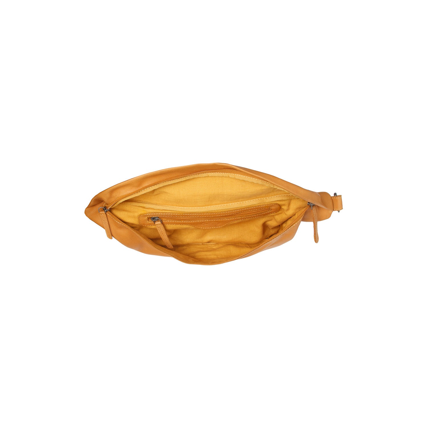 Leather Waist Pack Ocher Yellow Kruger