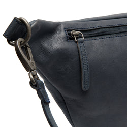 Leather Waist Pack Navy Kruger