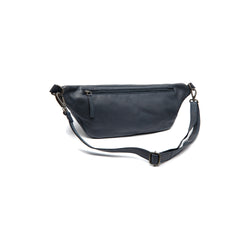 Leather Waist Pack Navy Kruger