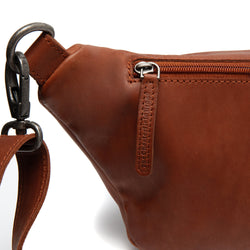 Leather Waist Pack Cognac Kruger