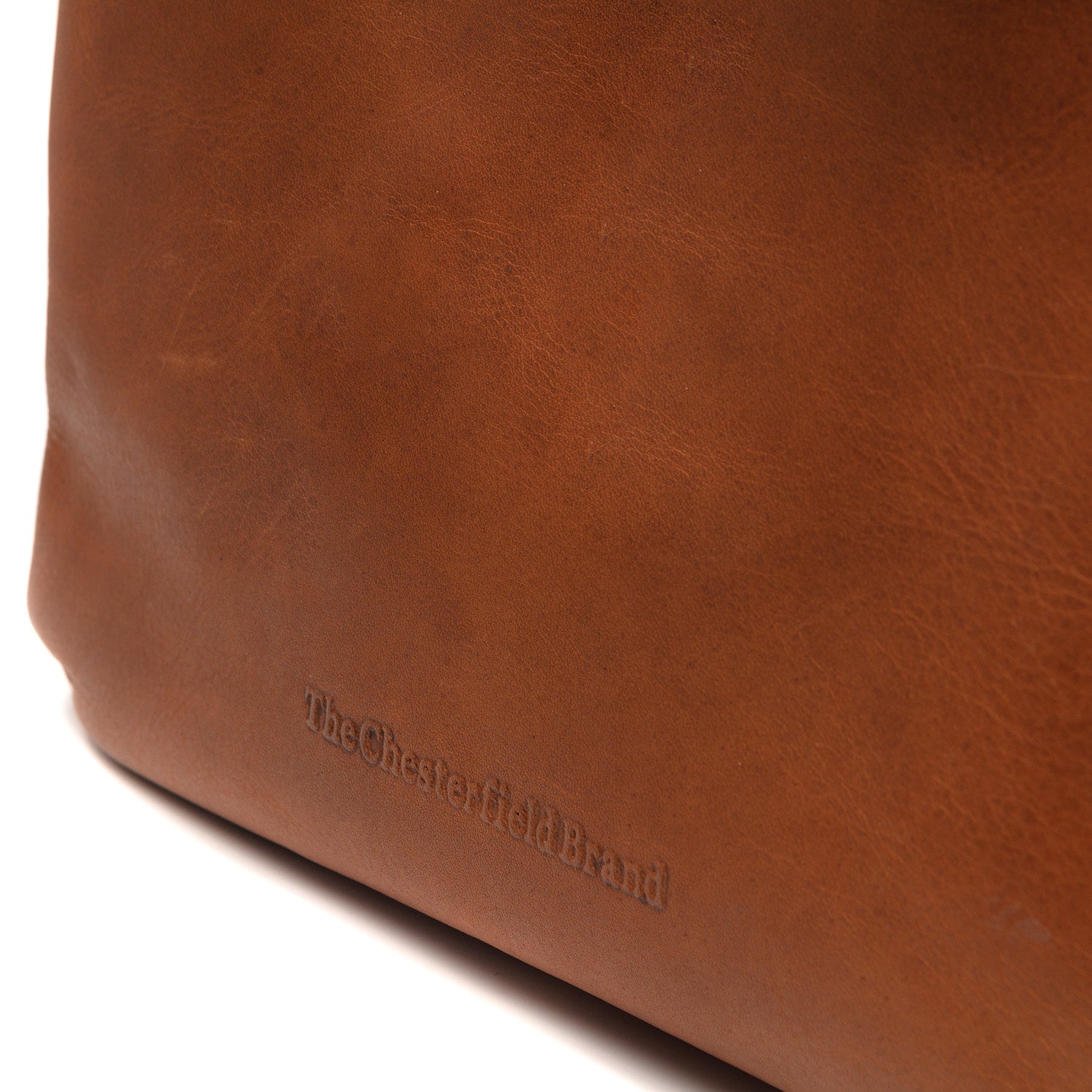 Leather Shopper Cognac Nevada