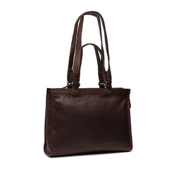 Leather Shopper Brown Lima