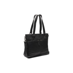 Leather Shopper Black Rome