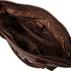 Leather Shopper Brown Rome