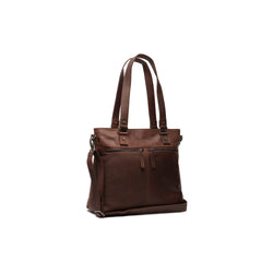 Leather Shopper Brown Rome