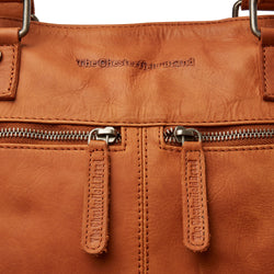 Leather Shopper Cognac Rome