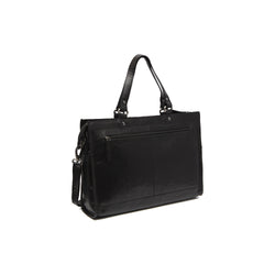 Leather Shopper Black Stockholm