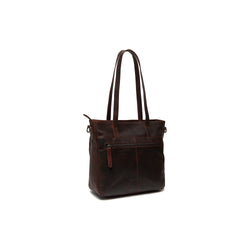 Leather Shoulder Bag Brown Alicante