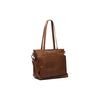 Leather Shoulder Bag Cognac Alicante