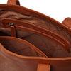 Leather Shopper Cognac Florida