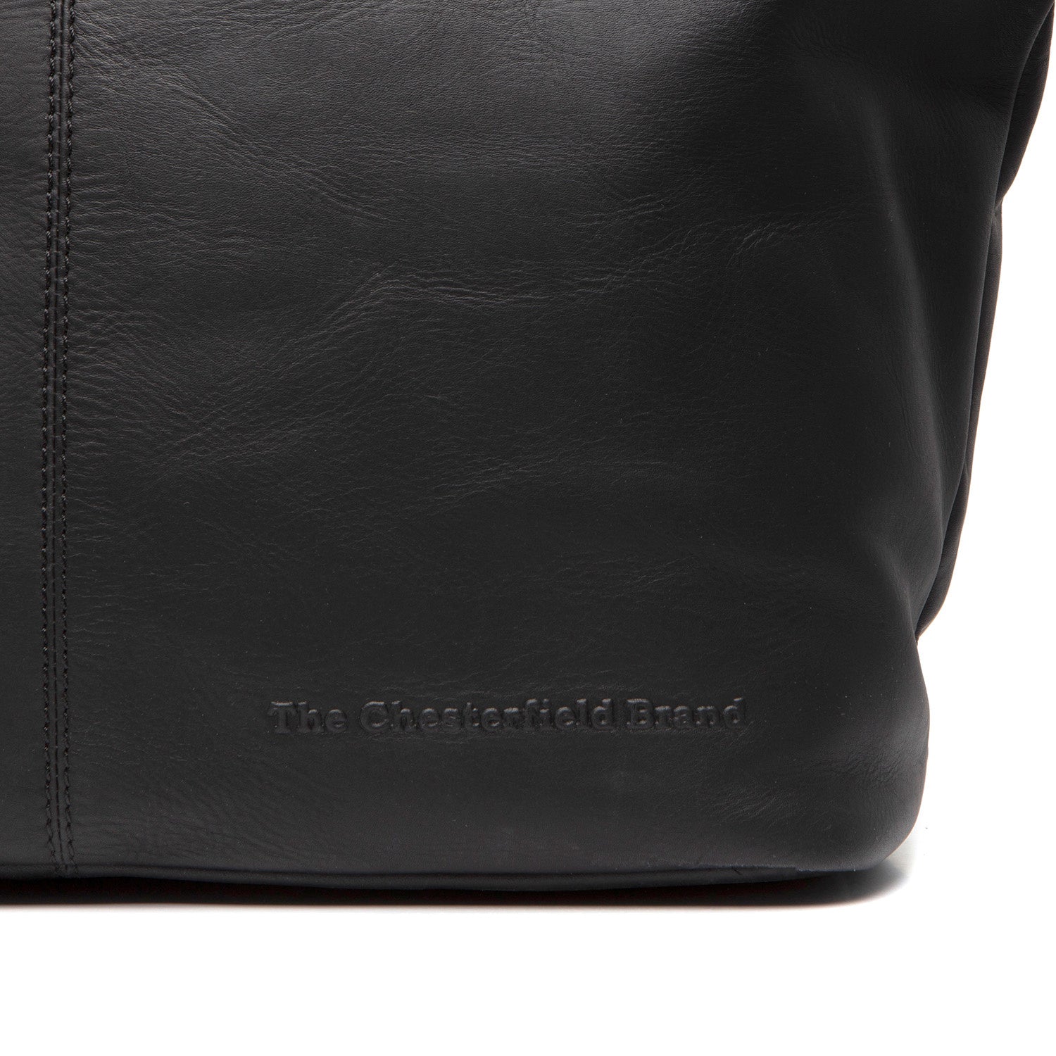 Leather Shopper Black Monza