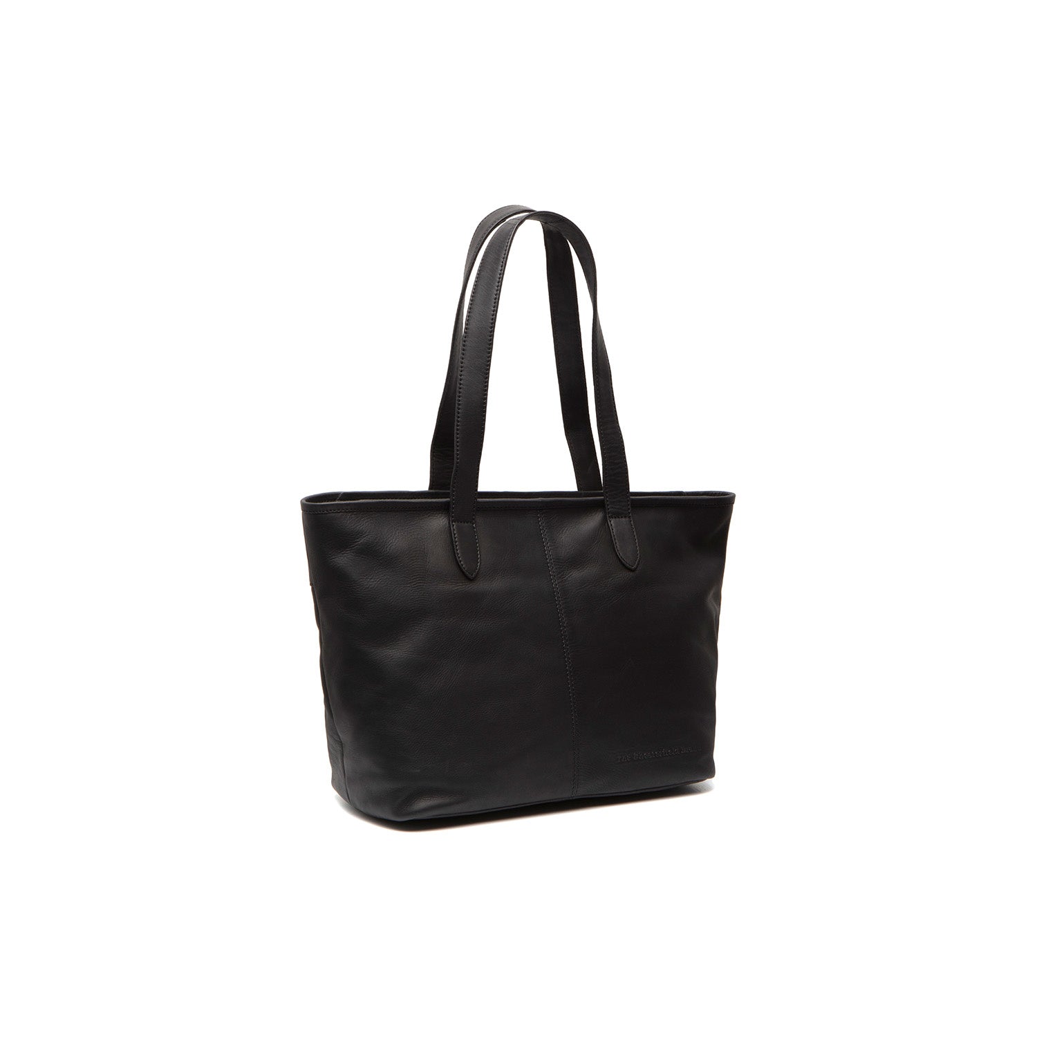 Leather Shopper Black Monza