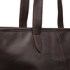 Leather Shopper Brown Monza