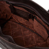 Leather Shopper Brown Monza