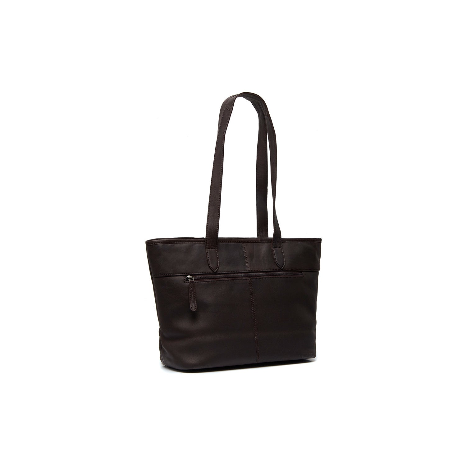 Leather Shopper Brown Monza