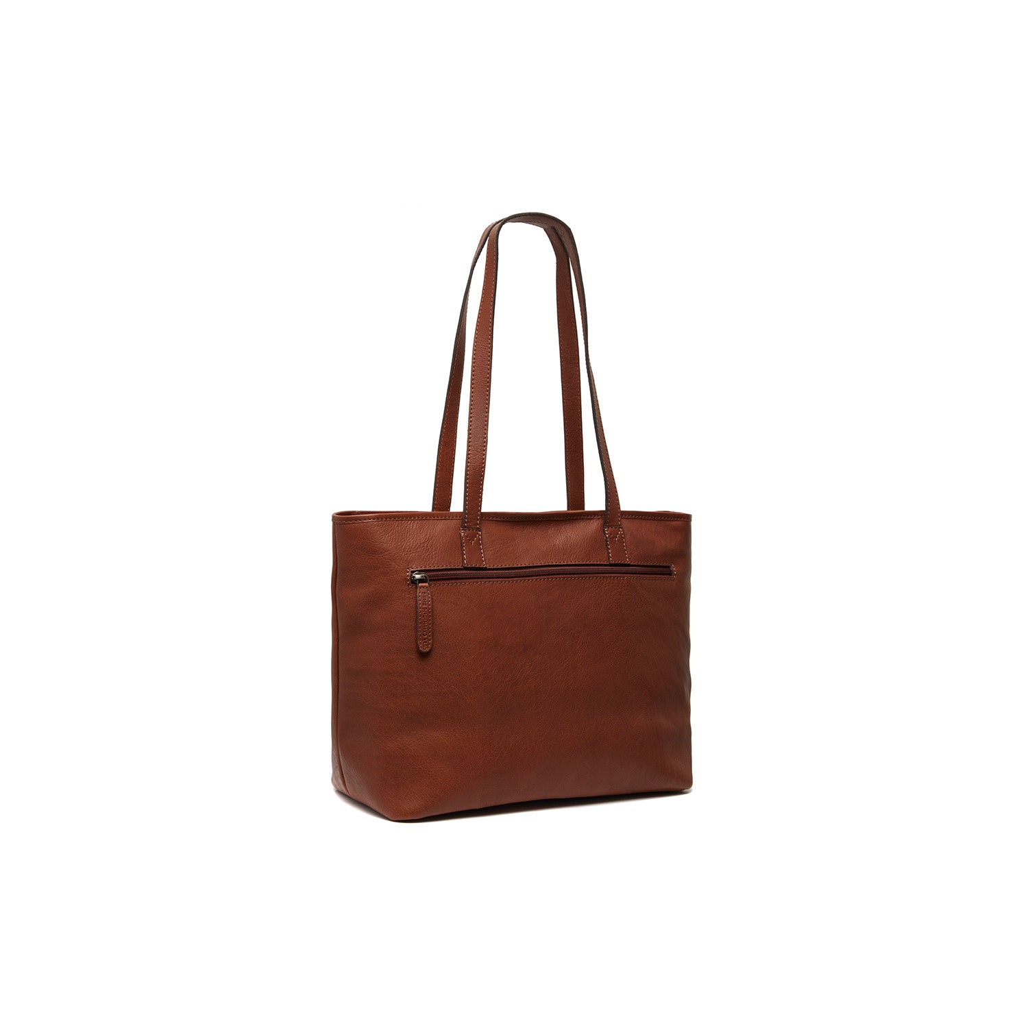 Leather Shopper Cognac Pisa