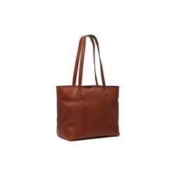 Leather Shopper Cognac Pisa