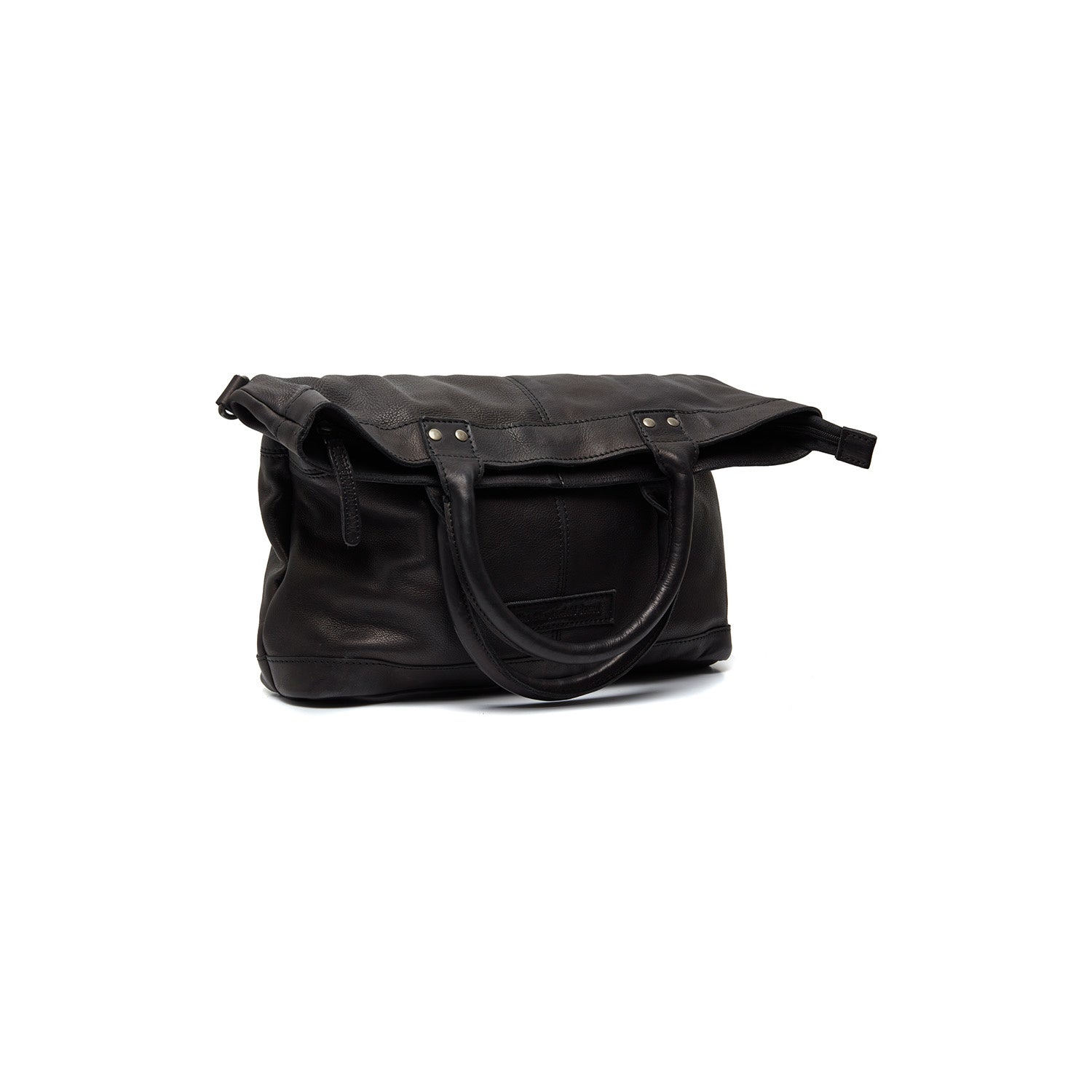 Leather Shopper Black Ontario