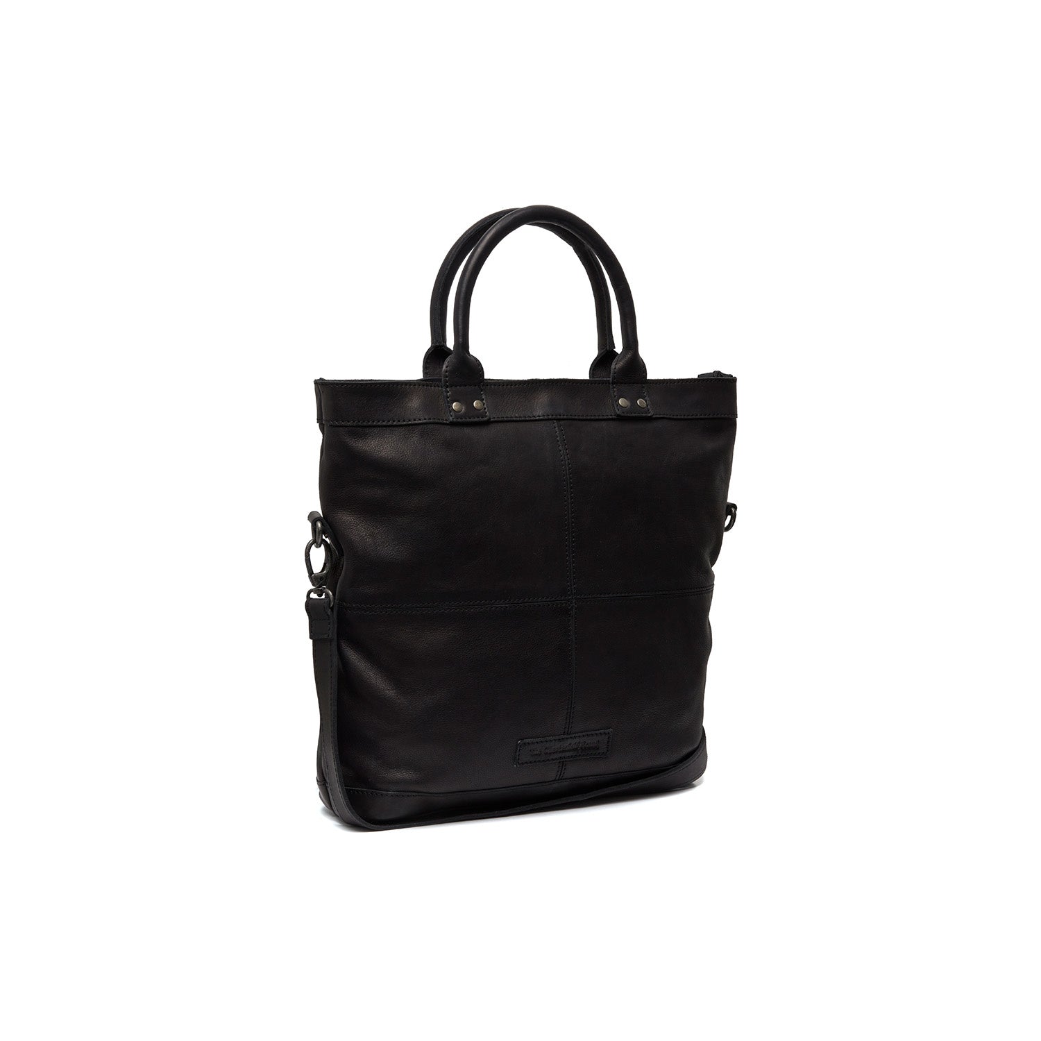 Leather Shopper Black Ontario