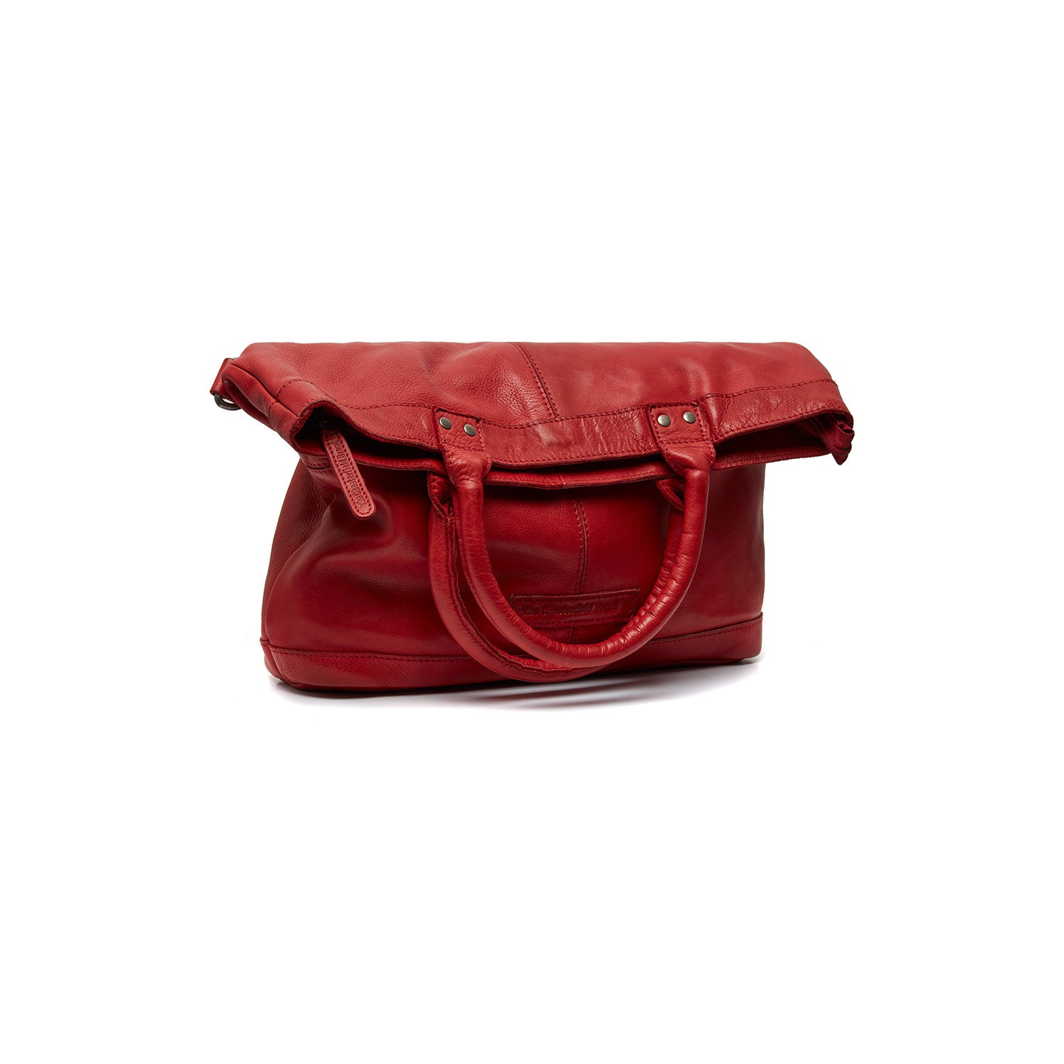 Leather Shopper Red Ontario