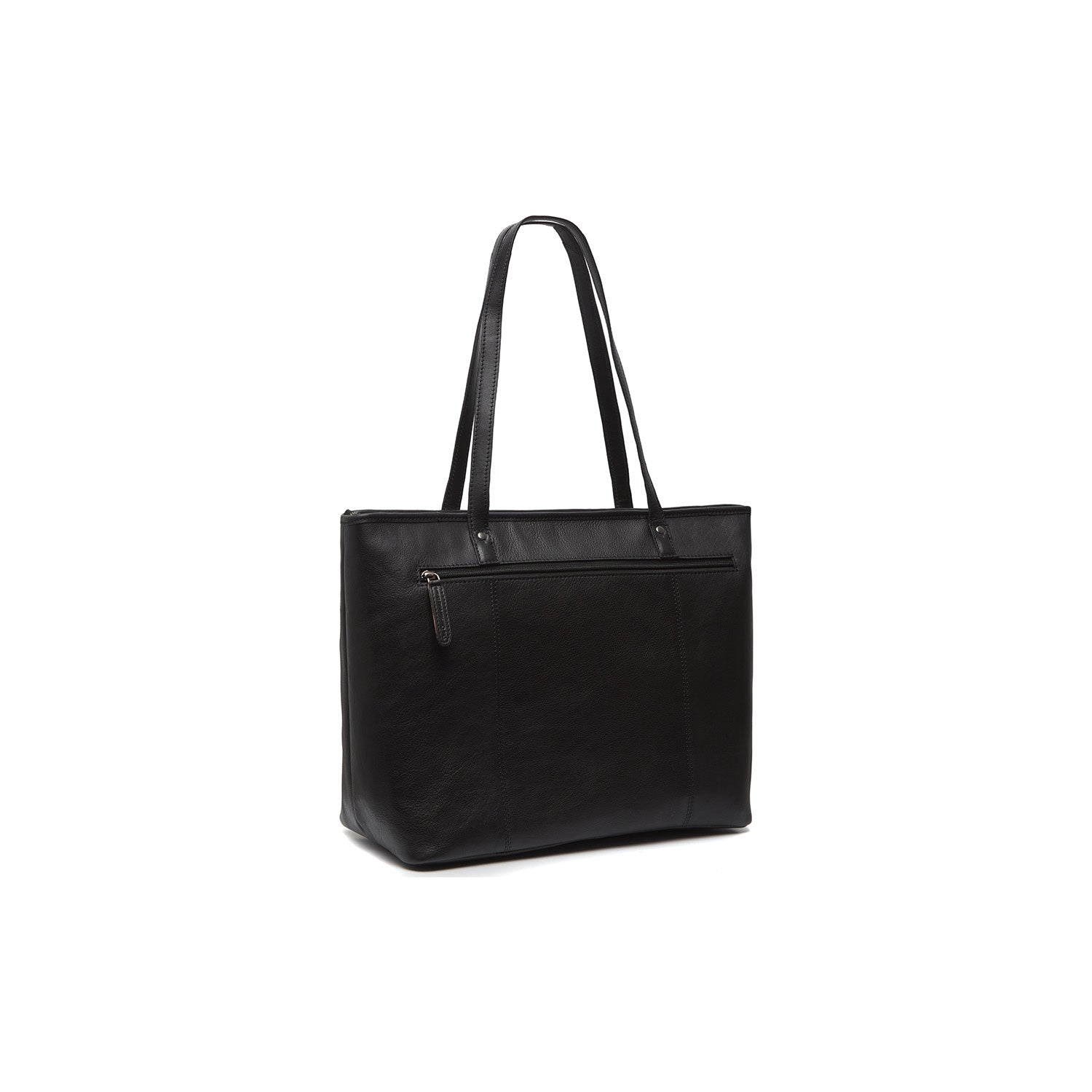 Leather Shopper Black Salo