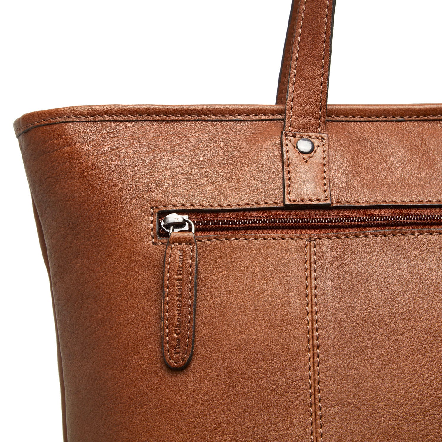 Leather Shopper Cognac Salo