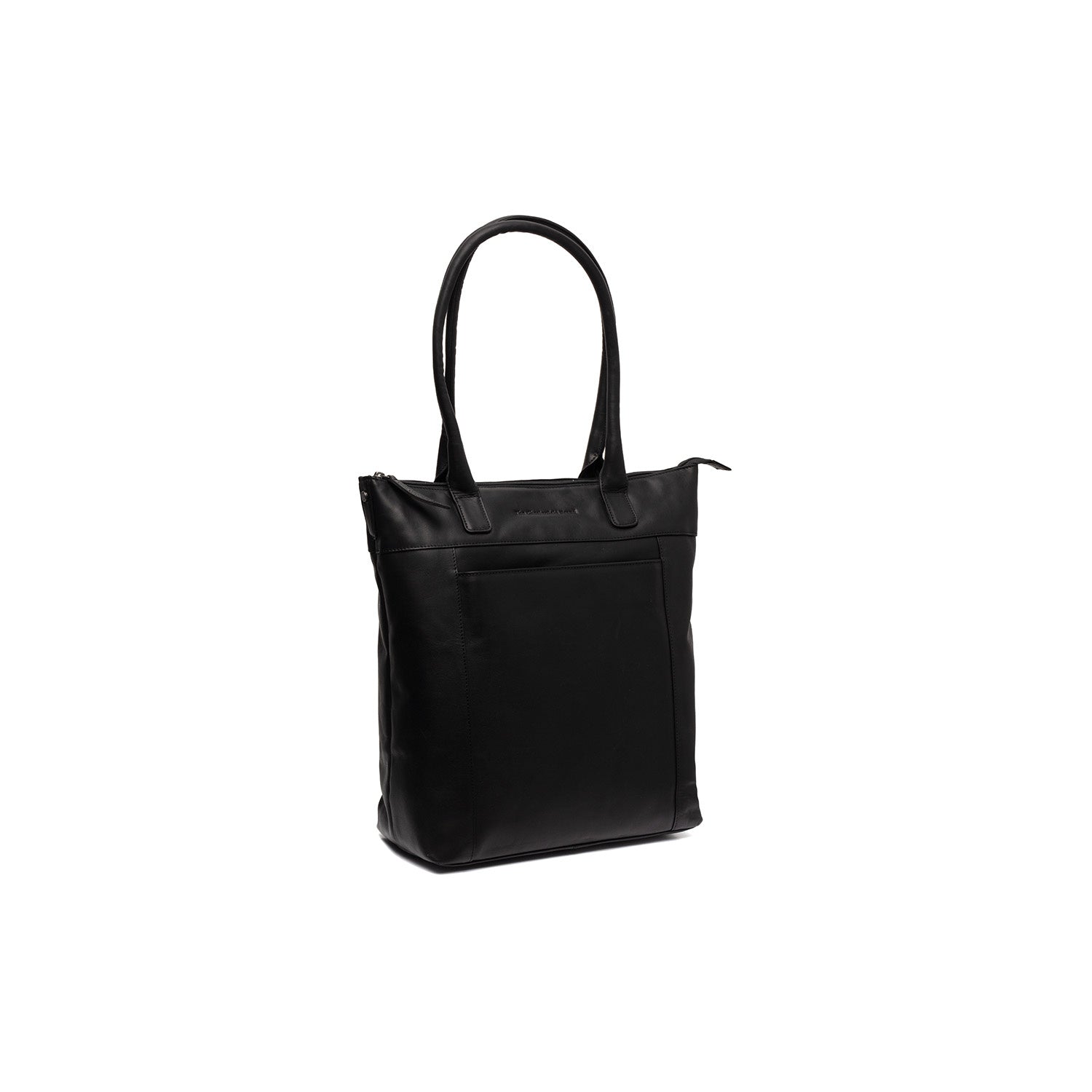 Leather Shopper Black Altona